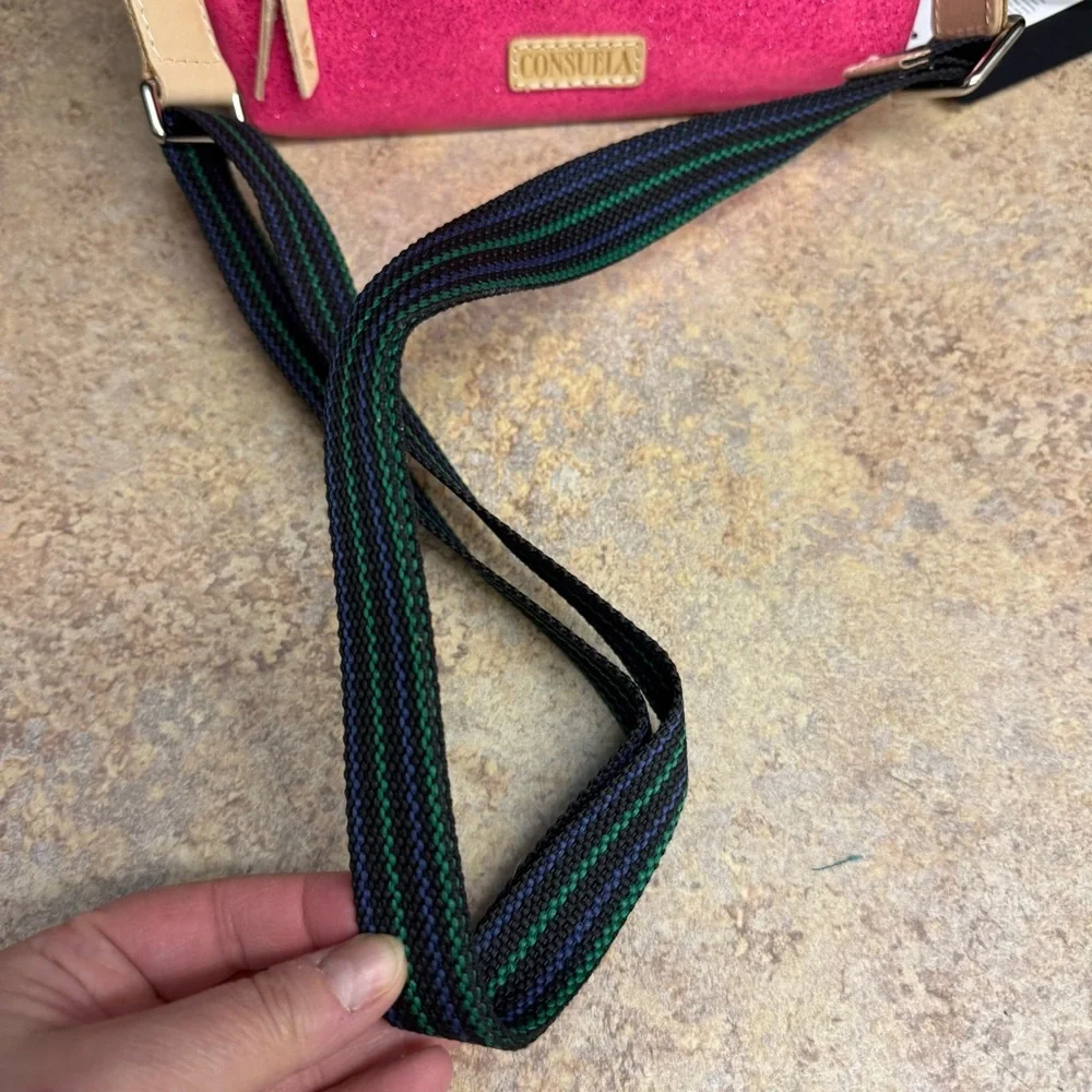 NWT Consuela Uptown Ivy pink glitter purse - Picture 3 of 7